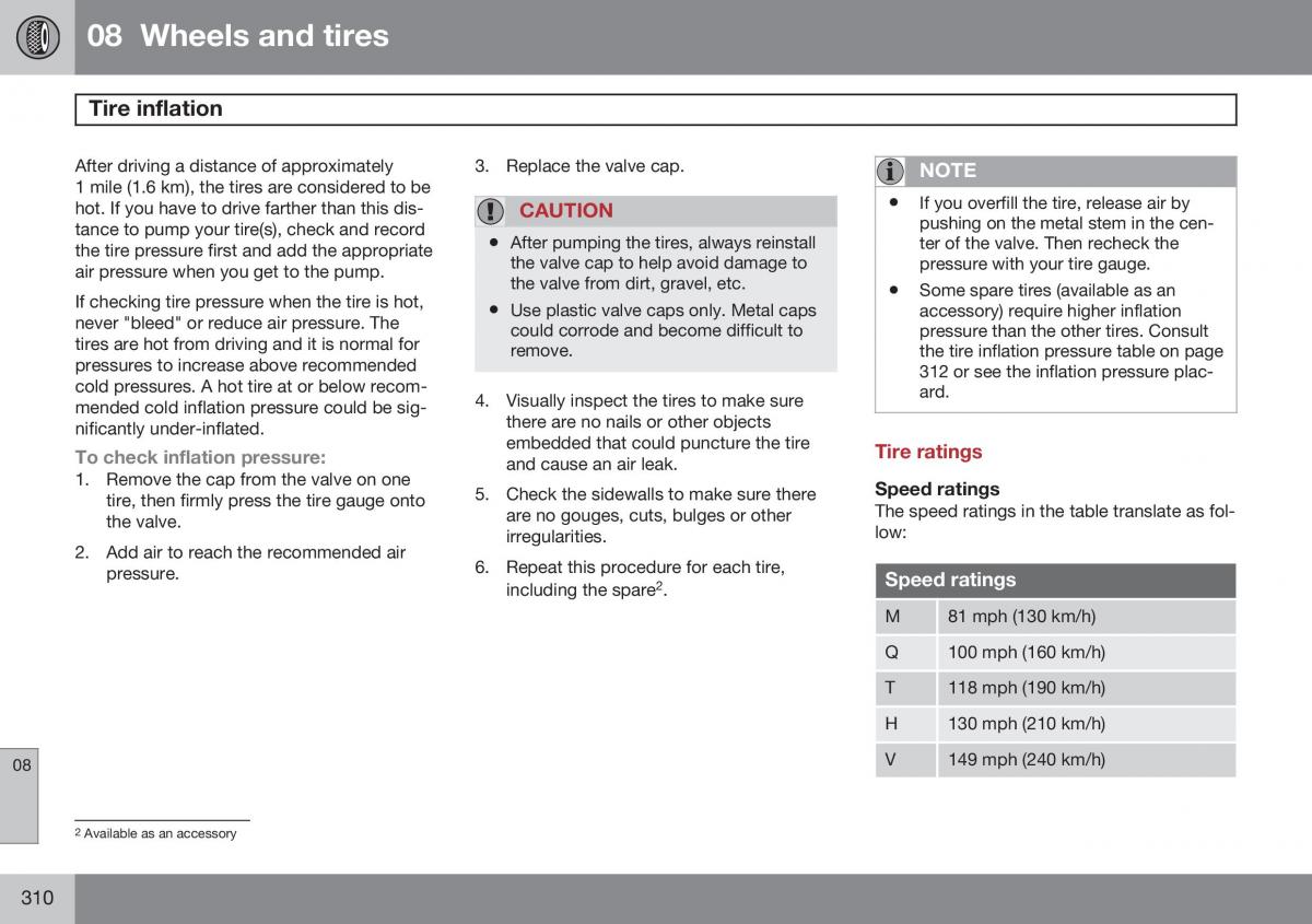 Volvo S60 II 2 owners manual / page 312