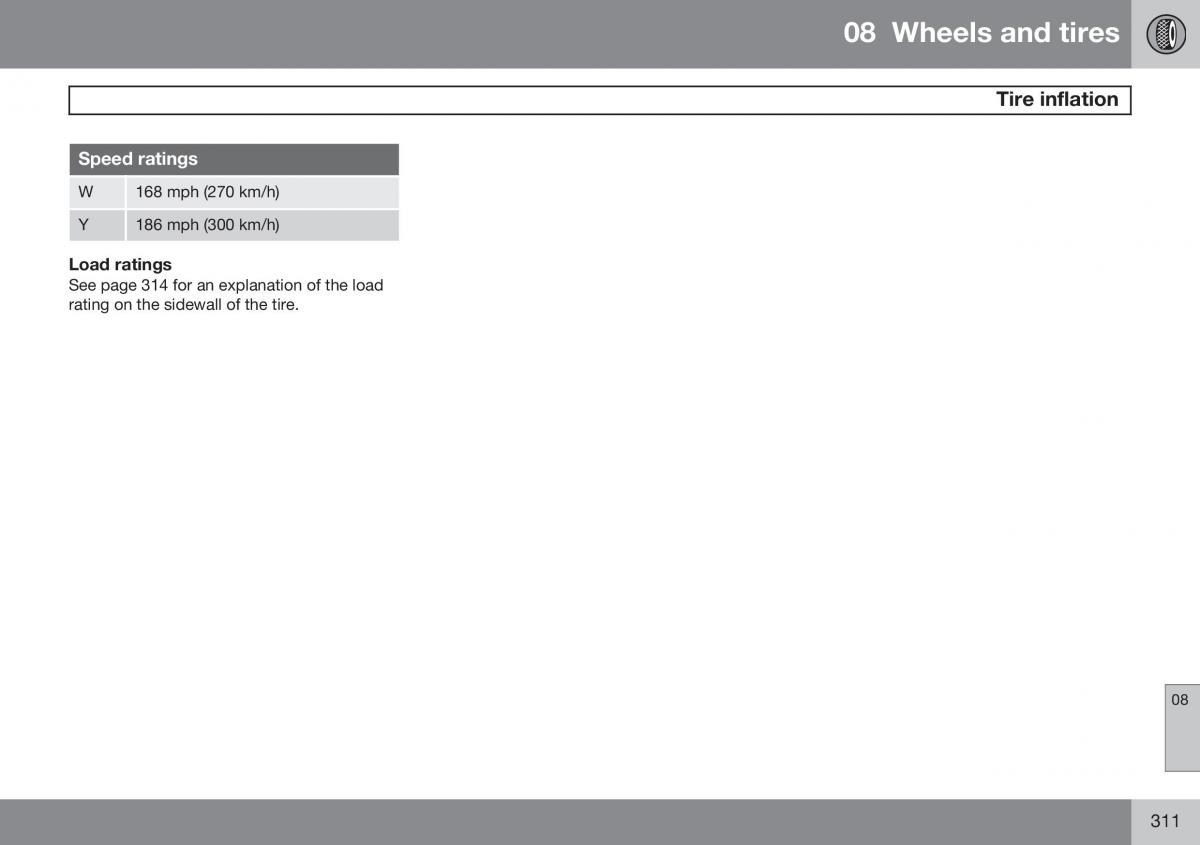 Volvo S60 II 2 owners manual / page 313