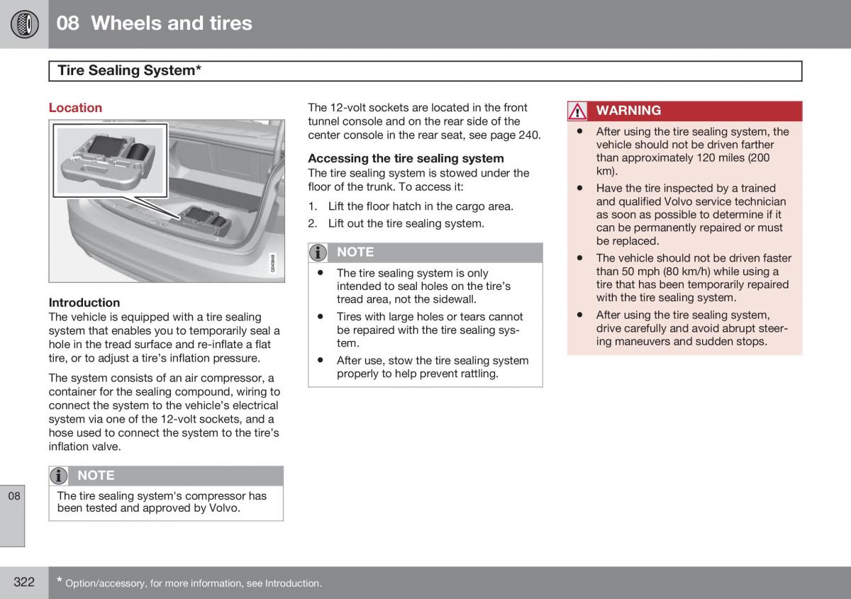 Volvo S60 II 2 owners manual / page 324