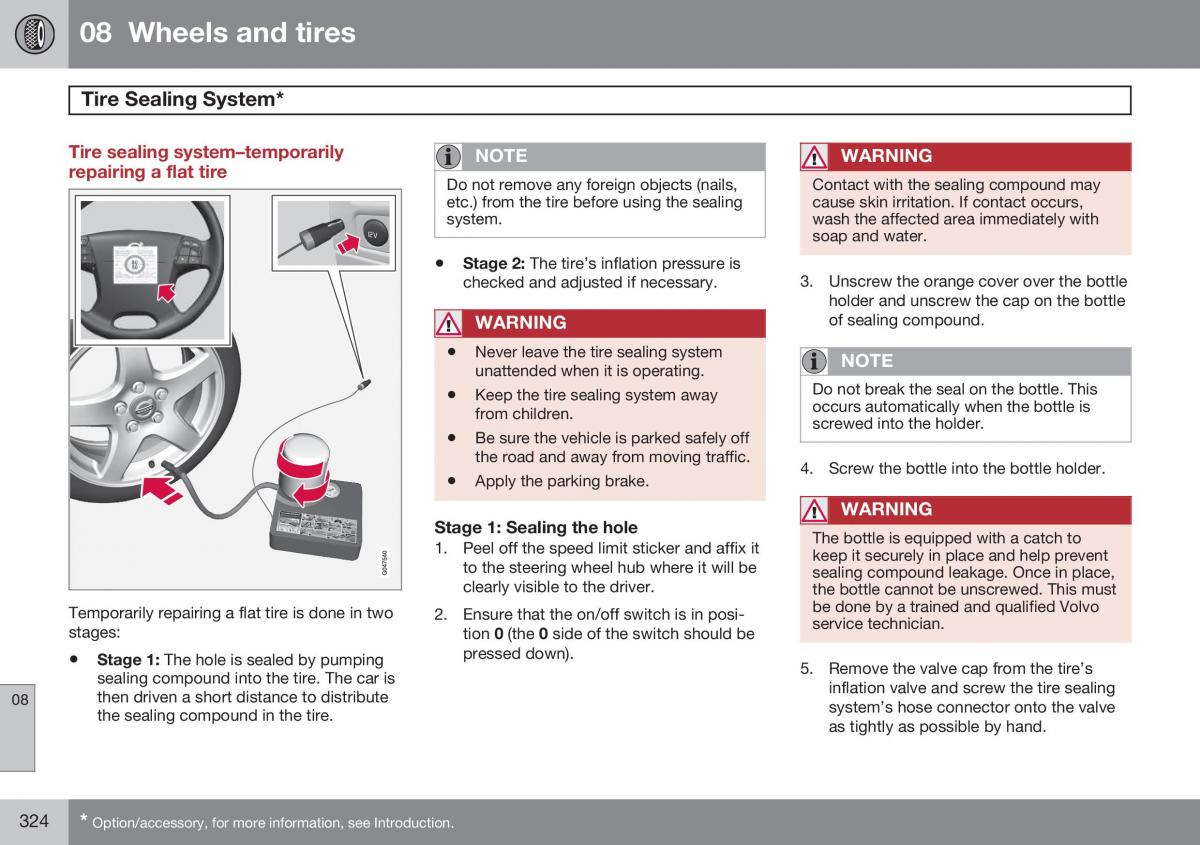 Volvo S60 II 2 owners manual / page 326