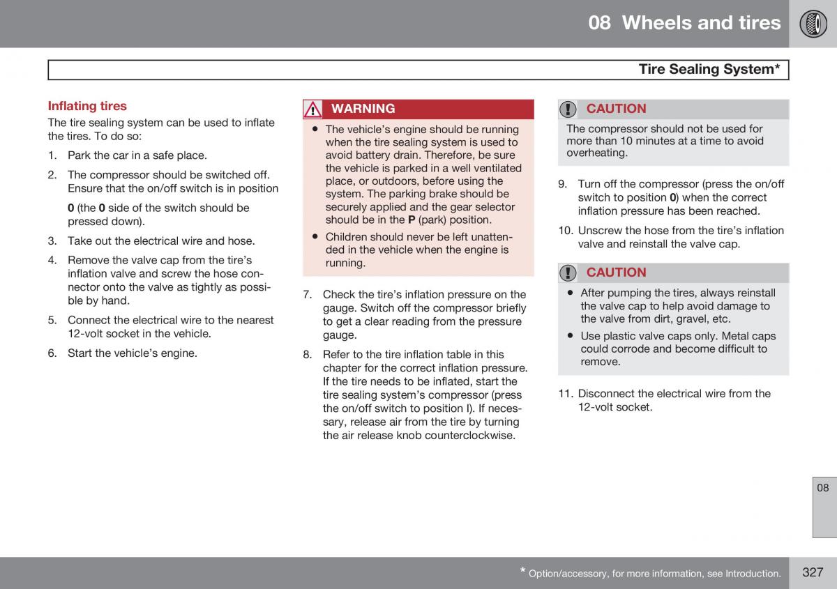 Volvo S60 II 2 owners manual / page 329