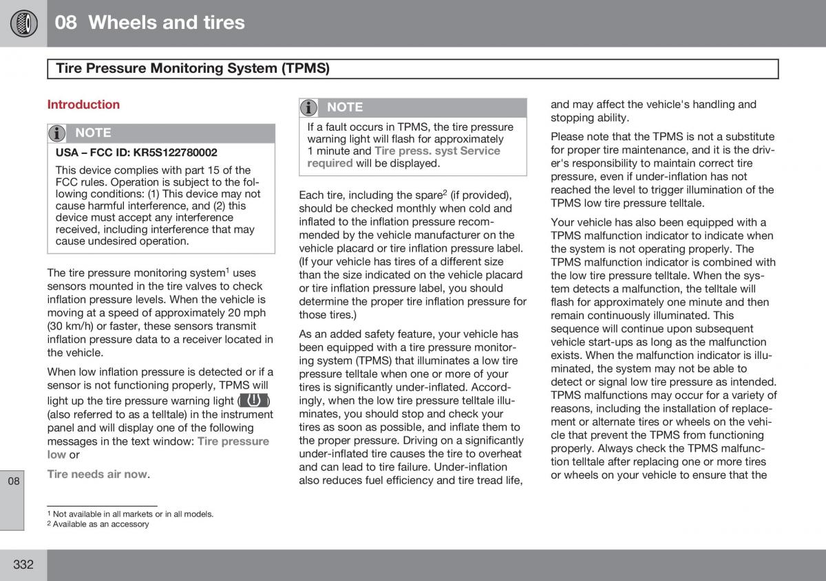 Volvo S60 II 2 owners manual / page 334