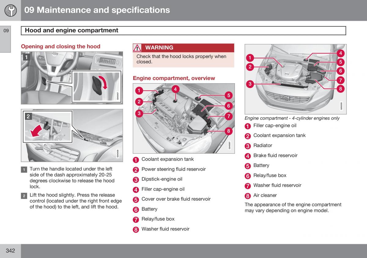 Volvo S60 II 2 owners manual / page 344