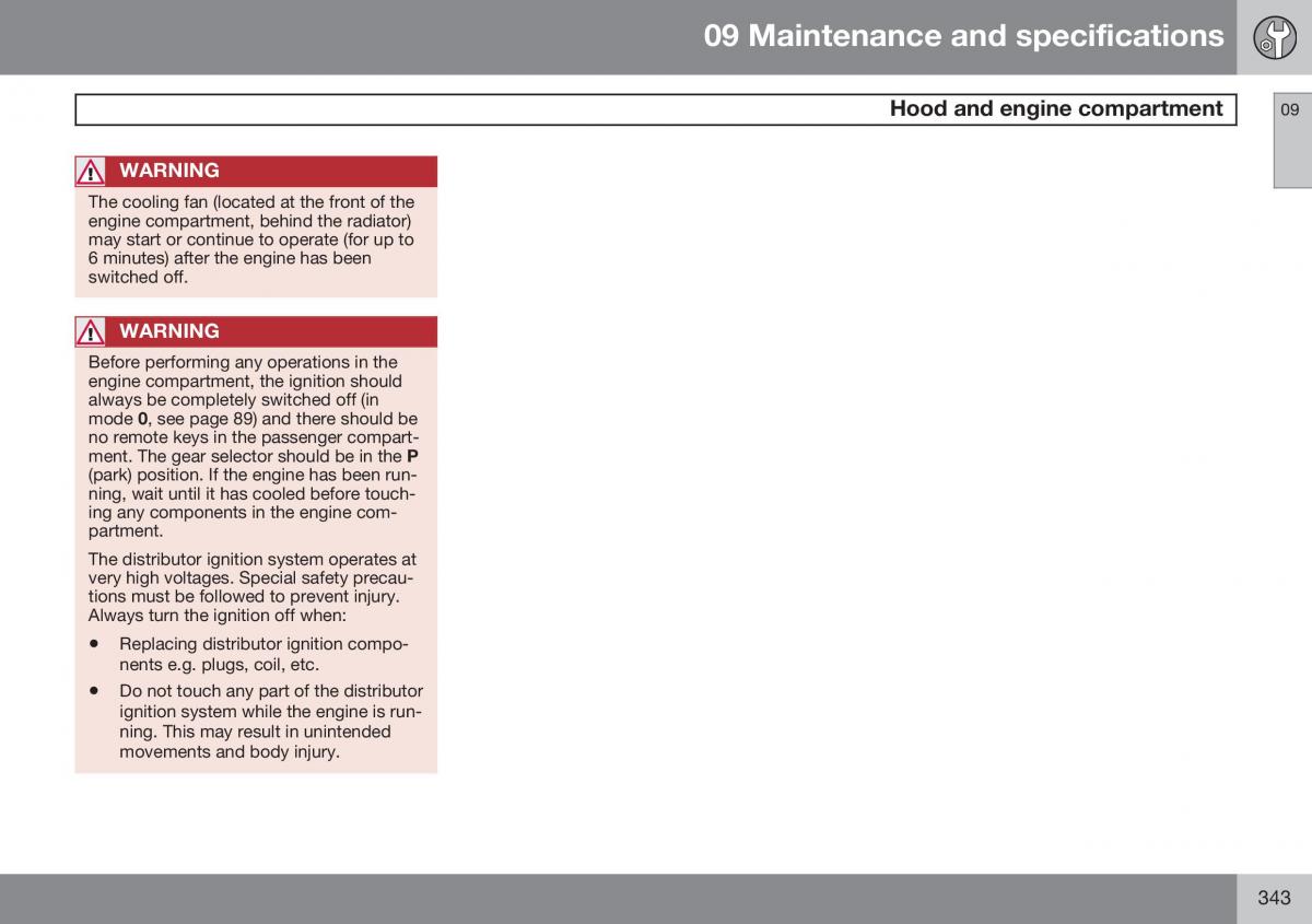 Volvo S60 II 2 owners manual / page 345