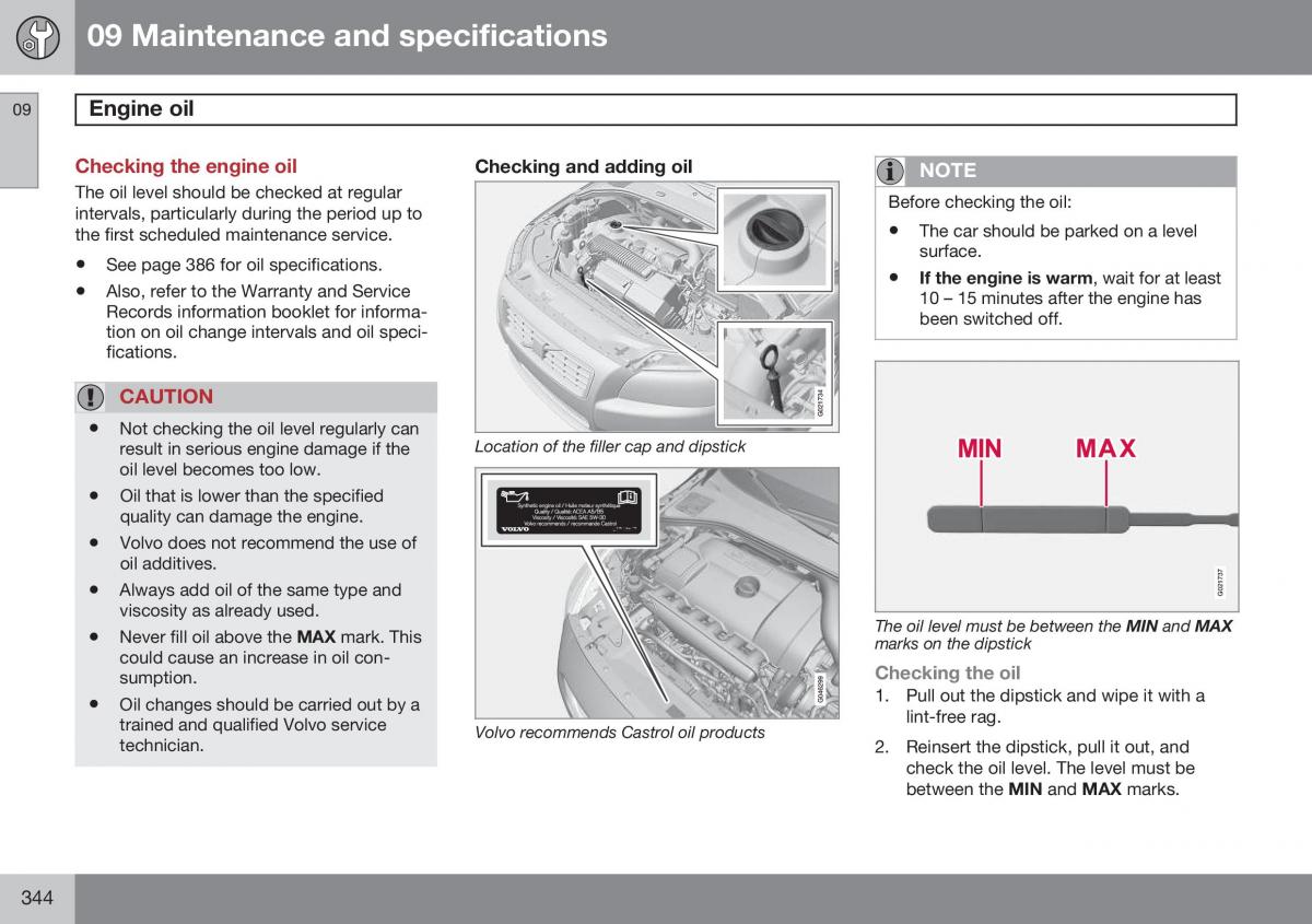 Volvo S60 II 2 owners manual / page 346