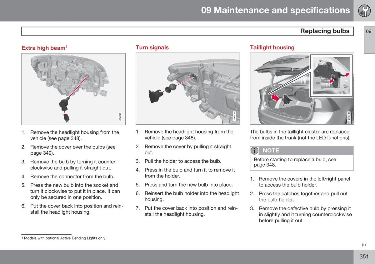 Volvo S60 II 2 owners manual / page 353