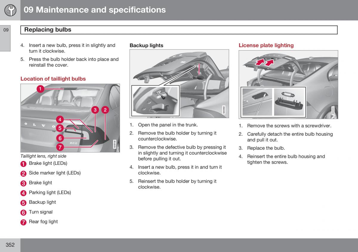 Volvo S60 II 2 owners manual / page 354