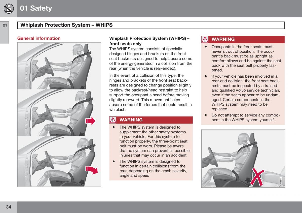 Volvo S60 II 2 owners manual / page 36