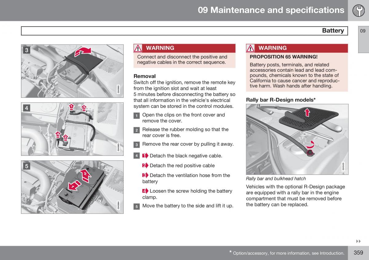 Volvo S60 II 2 owners manual / page 361