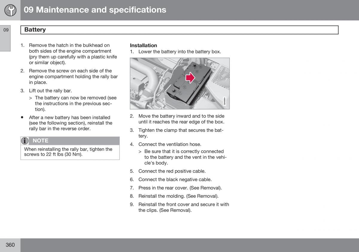 Volvo S60 II 2 owners manual / page 362