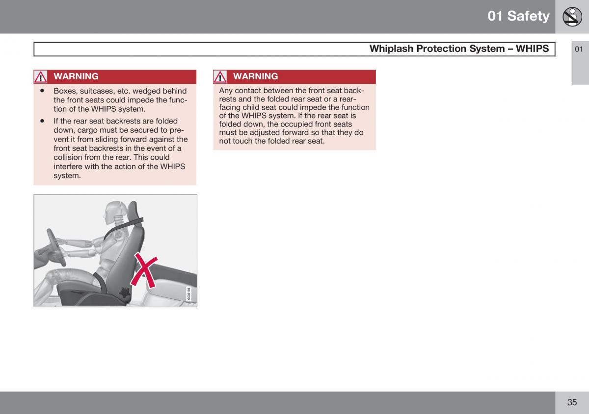 Volvo S60 II 2 owners manual / page 37