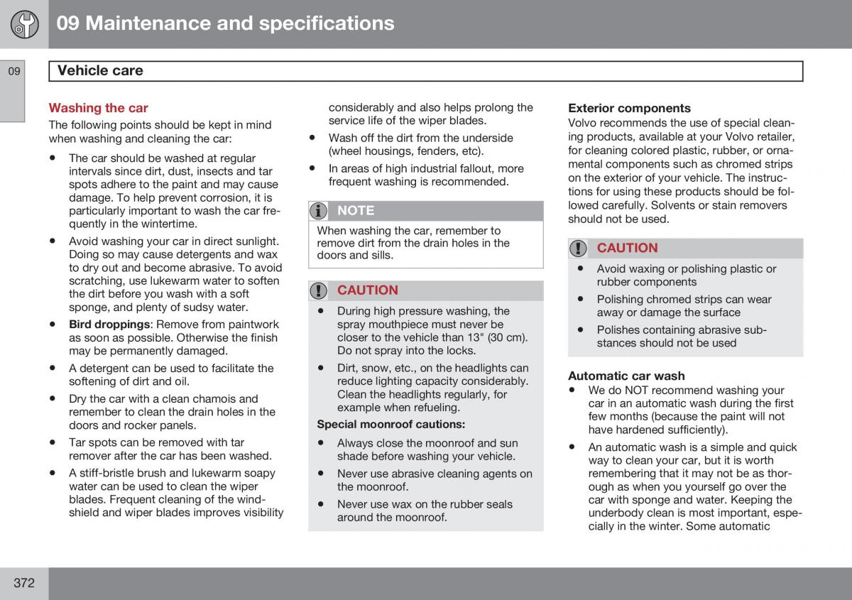 Volvo S60 II 2 owners manual / page 374