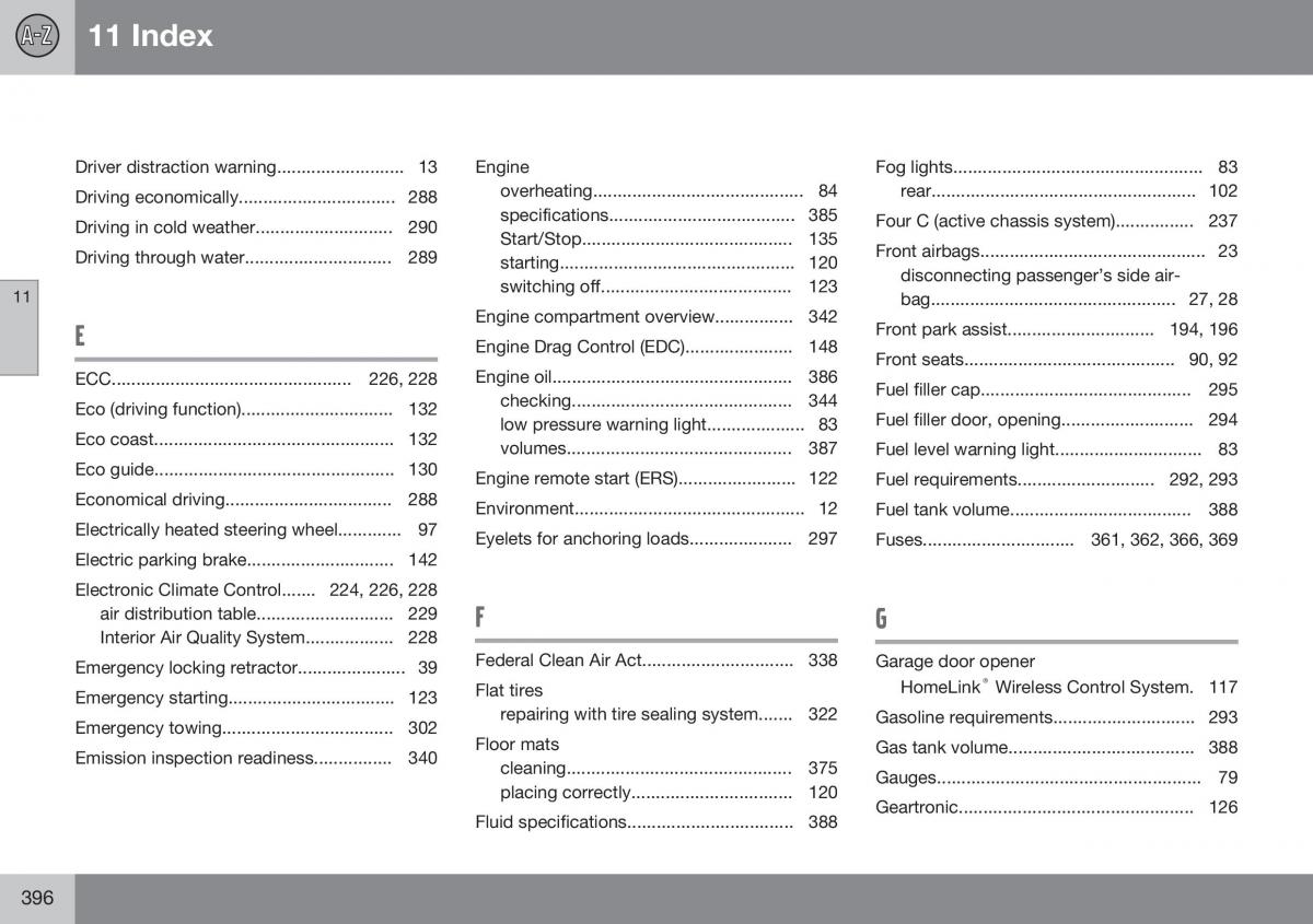 Volvo S60 II 2 owners manual / page 398