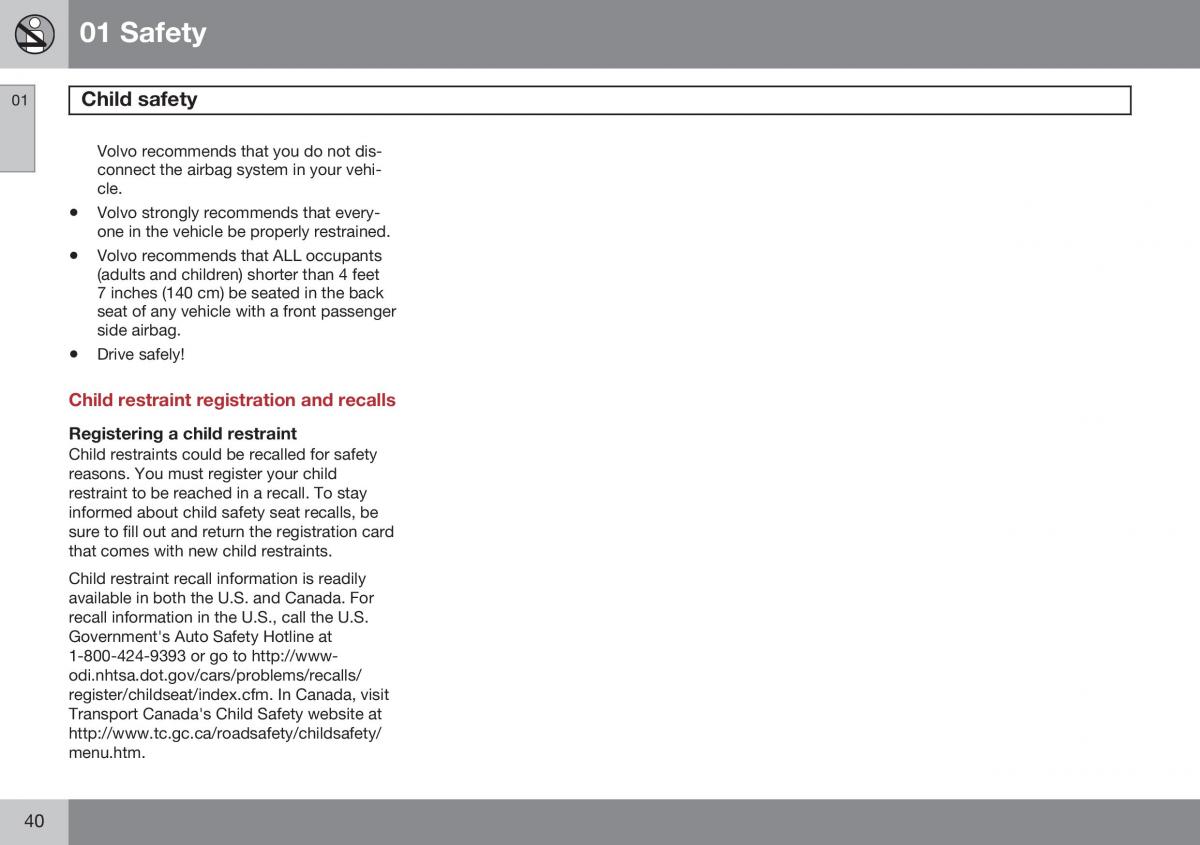 Volvo S60 II 2 owners manual / page 42