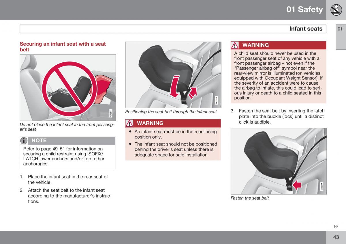 Volvo S60 II 2 owners manual / page 45