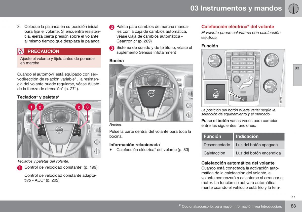 Volvo S60 II 2 manual del propietario / page 85