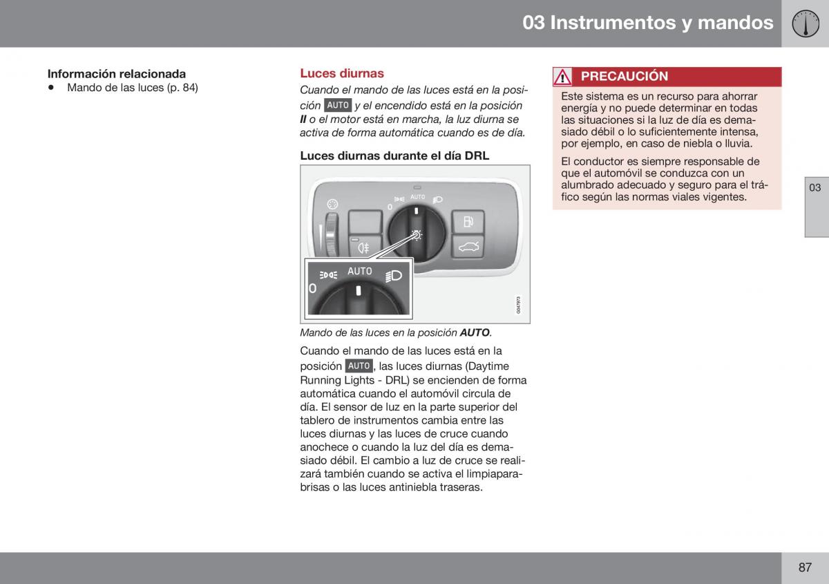 Volvo S60 II 2 manual del propietario / page 89