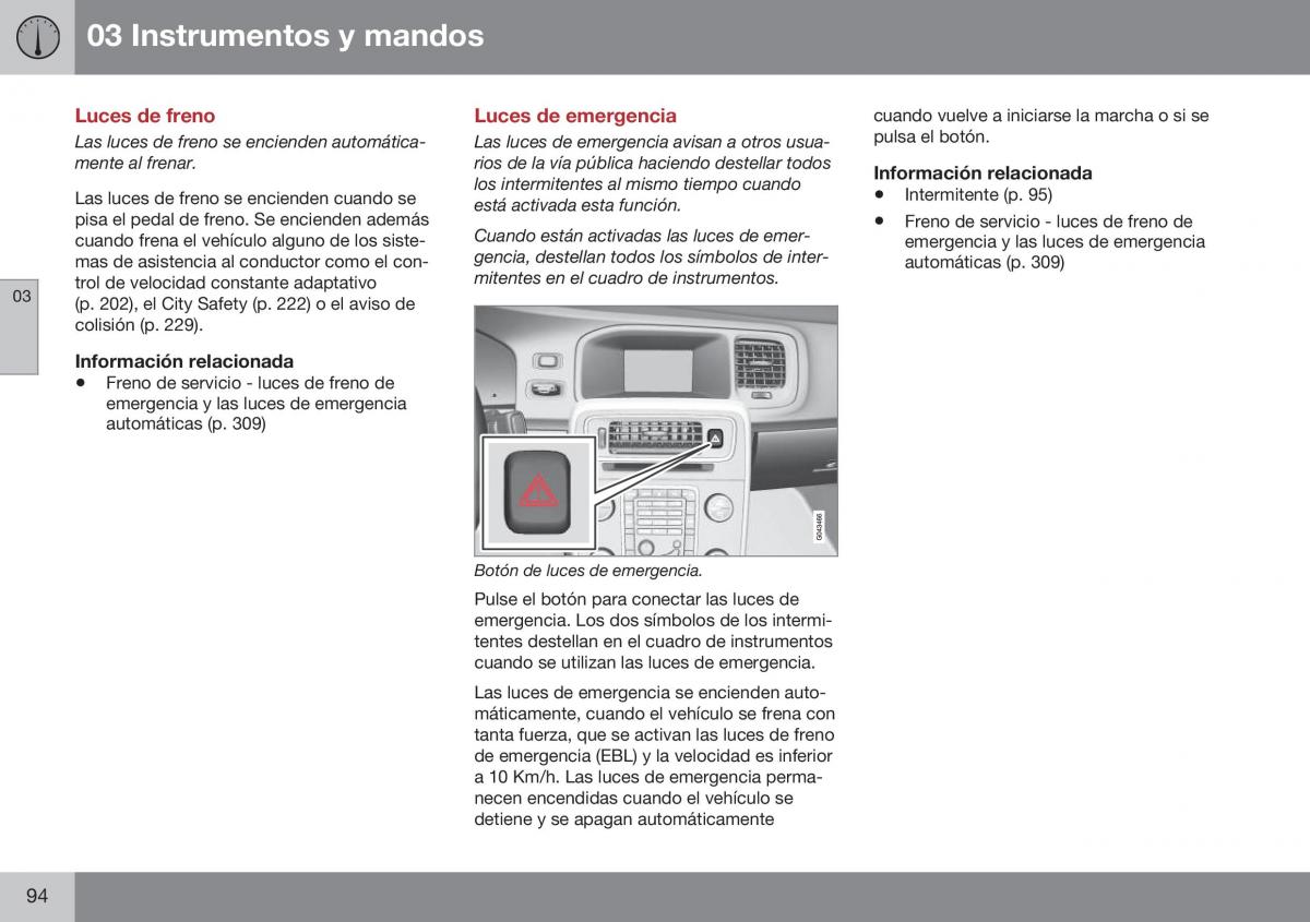 Volvo S60 II 2 manual del propietario / page 96