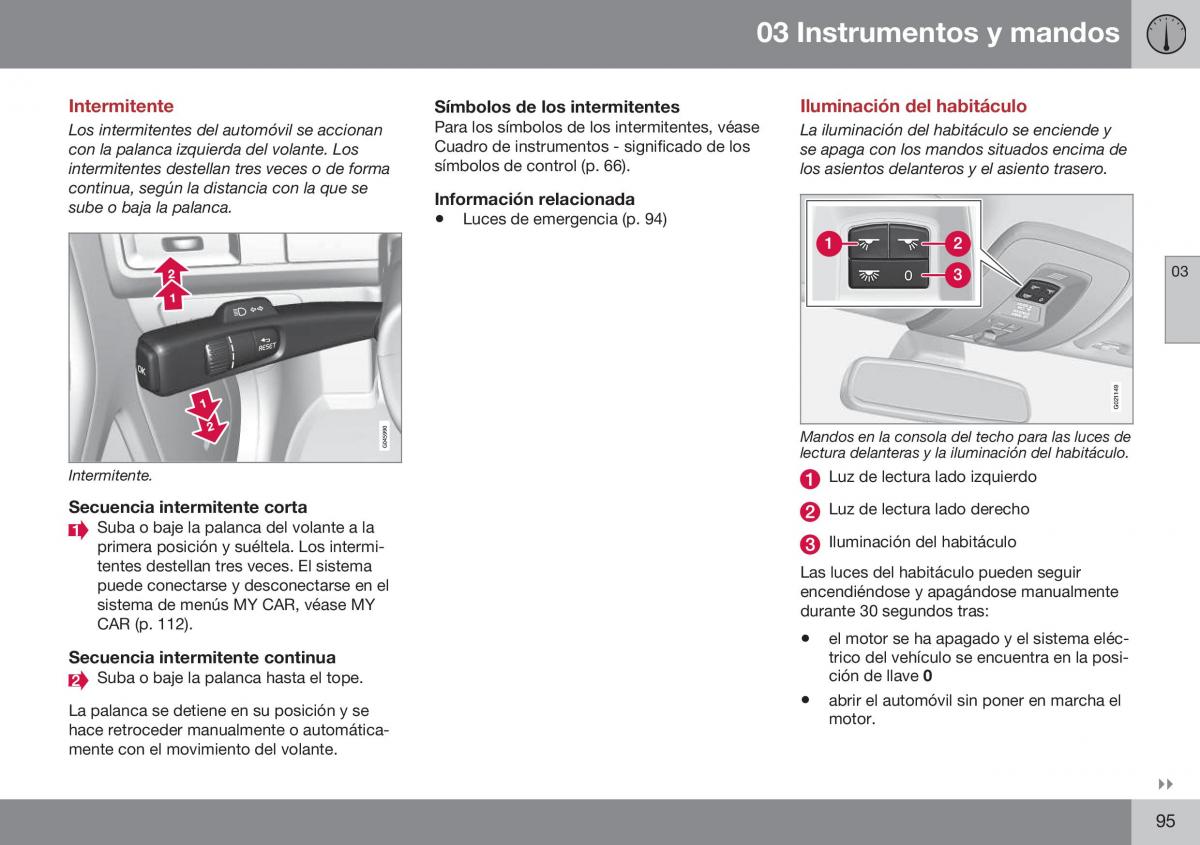 Volvo S60 II 2 manual del propietario / page 97