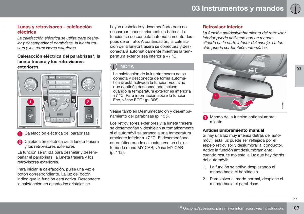 Volvo S60 II 2 manual del propietario / page 105