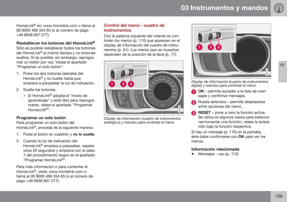 Volvo S60 II 2 manual del propietario / page 111