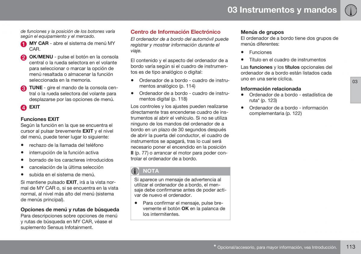 Volvo S60 II 2 manual del propietario / page 115