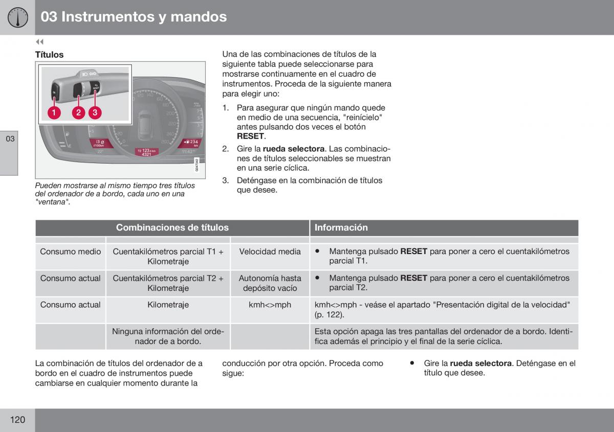 Volvo S60 II 2 manual del propietario / page 122