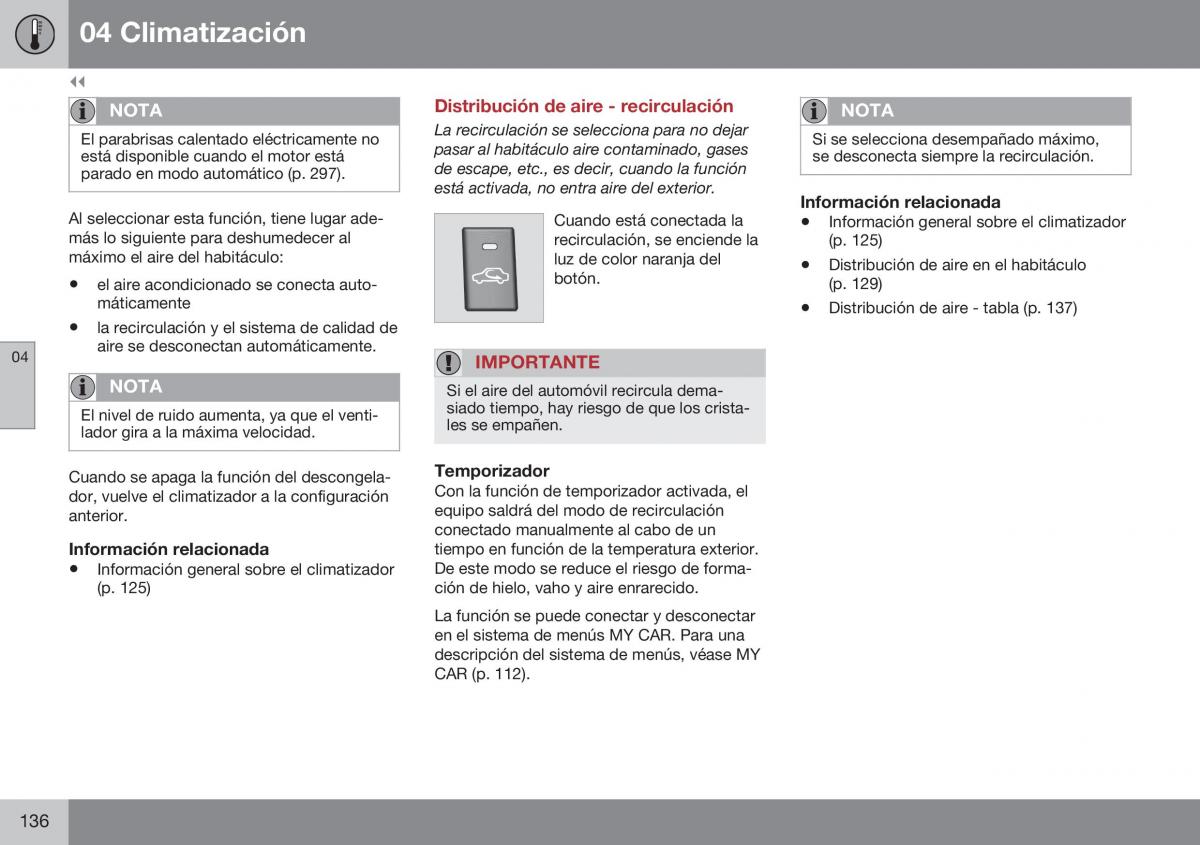 Volvo S60 II 2 manual del propietario / page 138