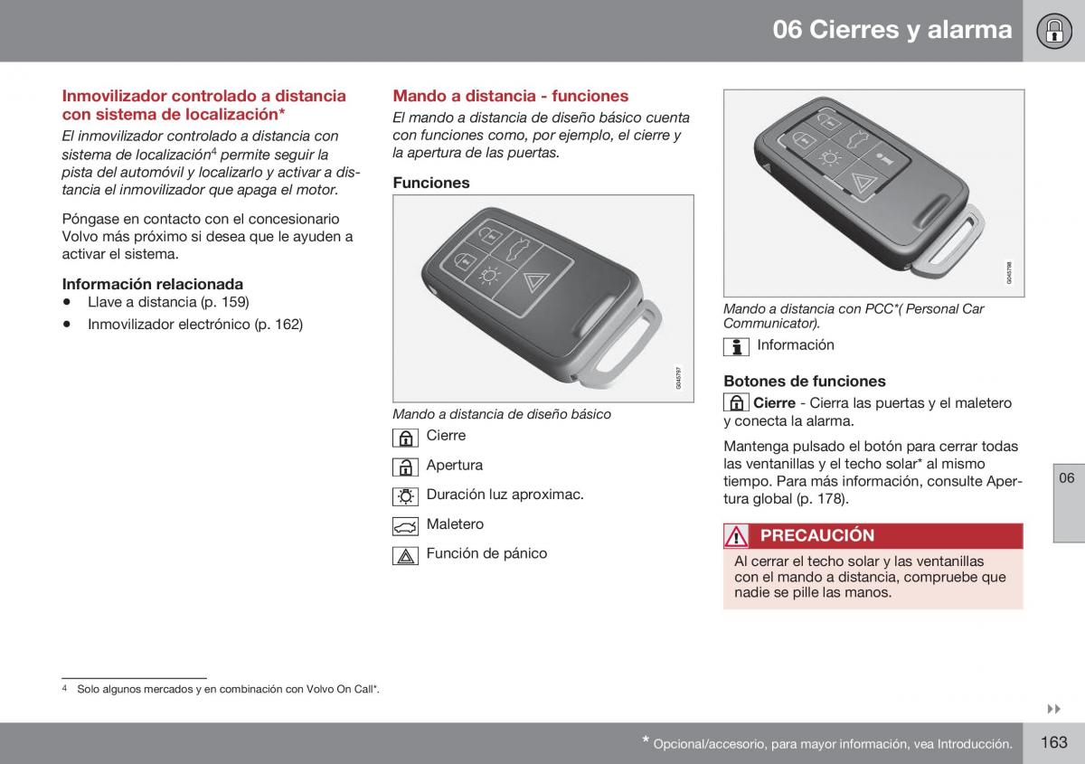 Volvo S60 II 2 manual del propietario / page 165