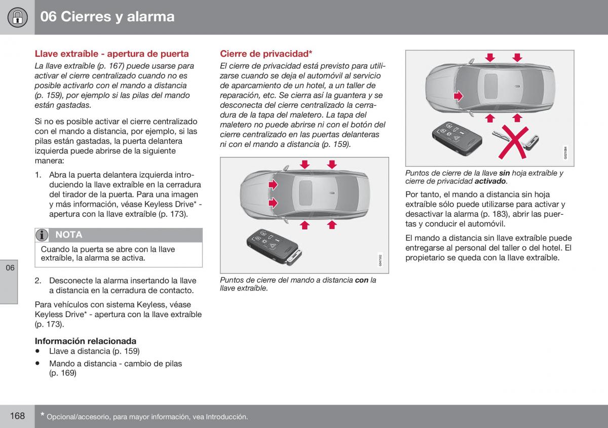 Volvo S60 II 2 manual del propietario / page 170