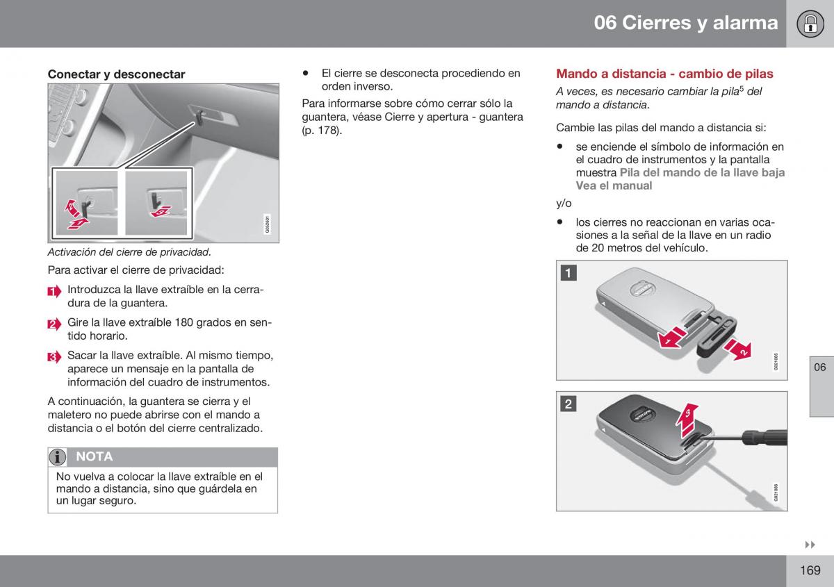 Volvo S60 II 2 manual del propietario / page 171