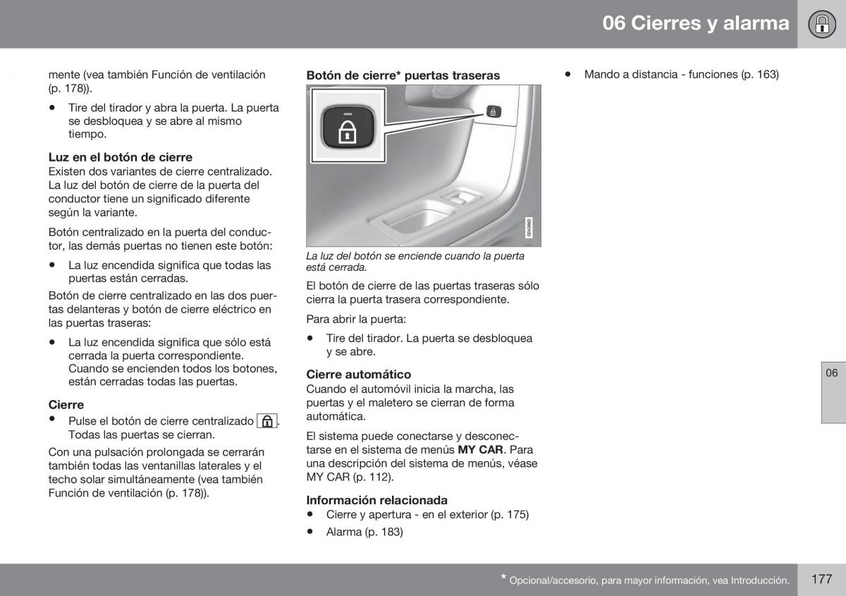 Volvo S60 II 2 manual del propietario / page 179