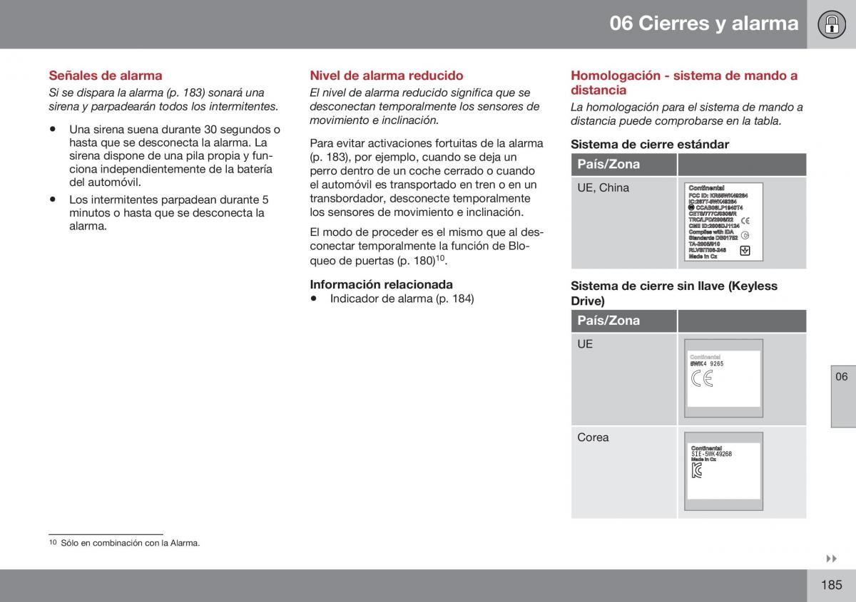 Volvo S60 II 2 manual del propietario / page 187