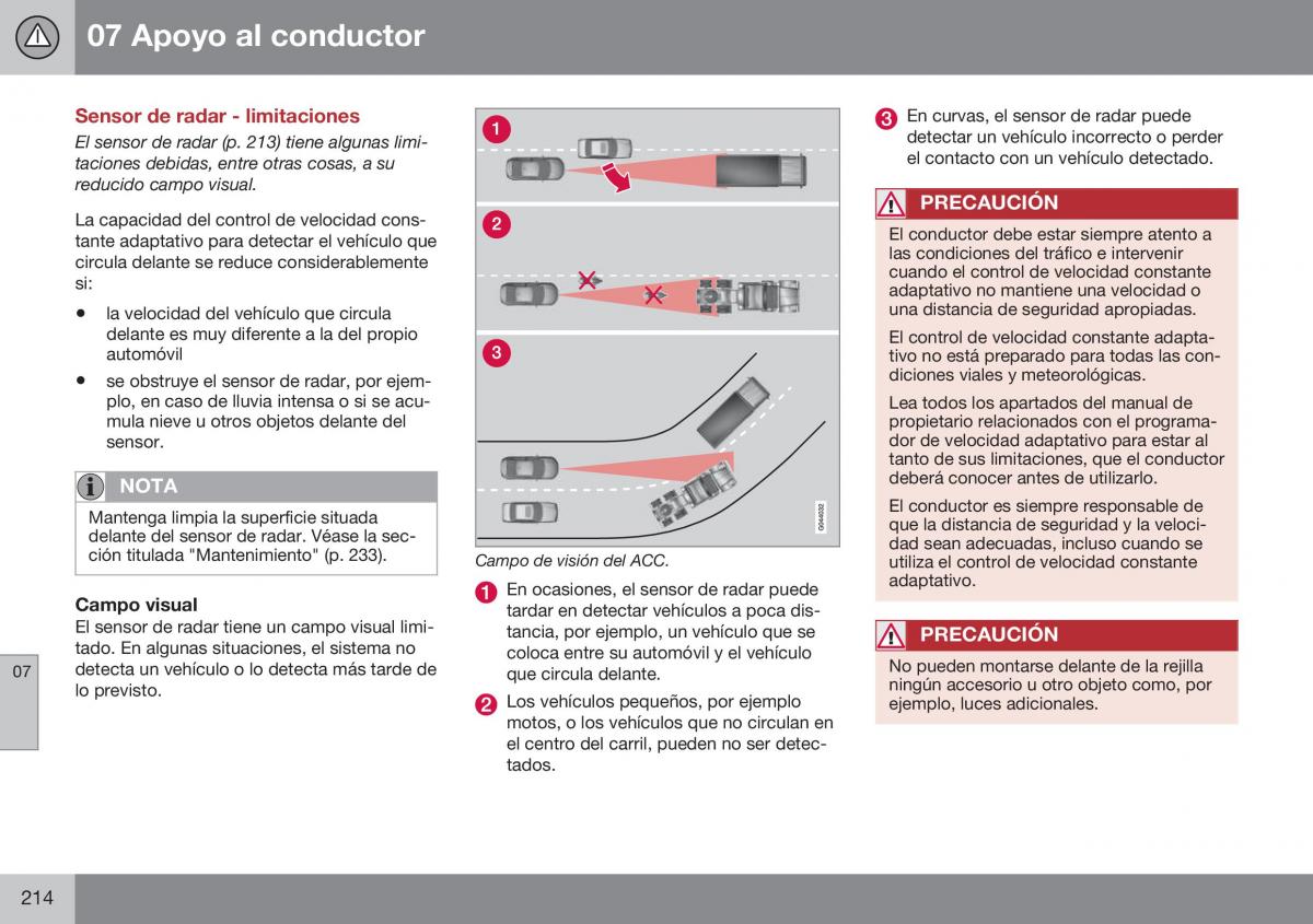 Volvo S60 II 2 manual del propietario / page 216