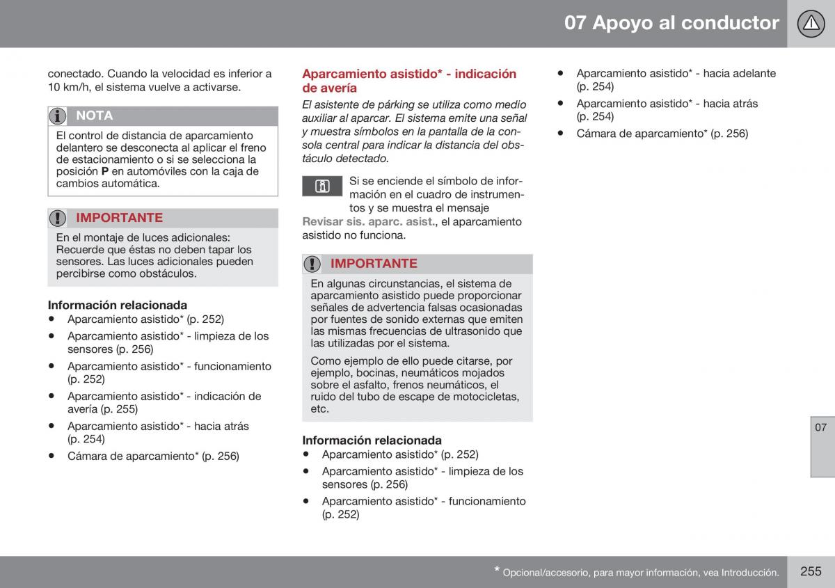 Volvo S60 II 2 manual del propietario / page 257