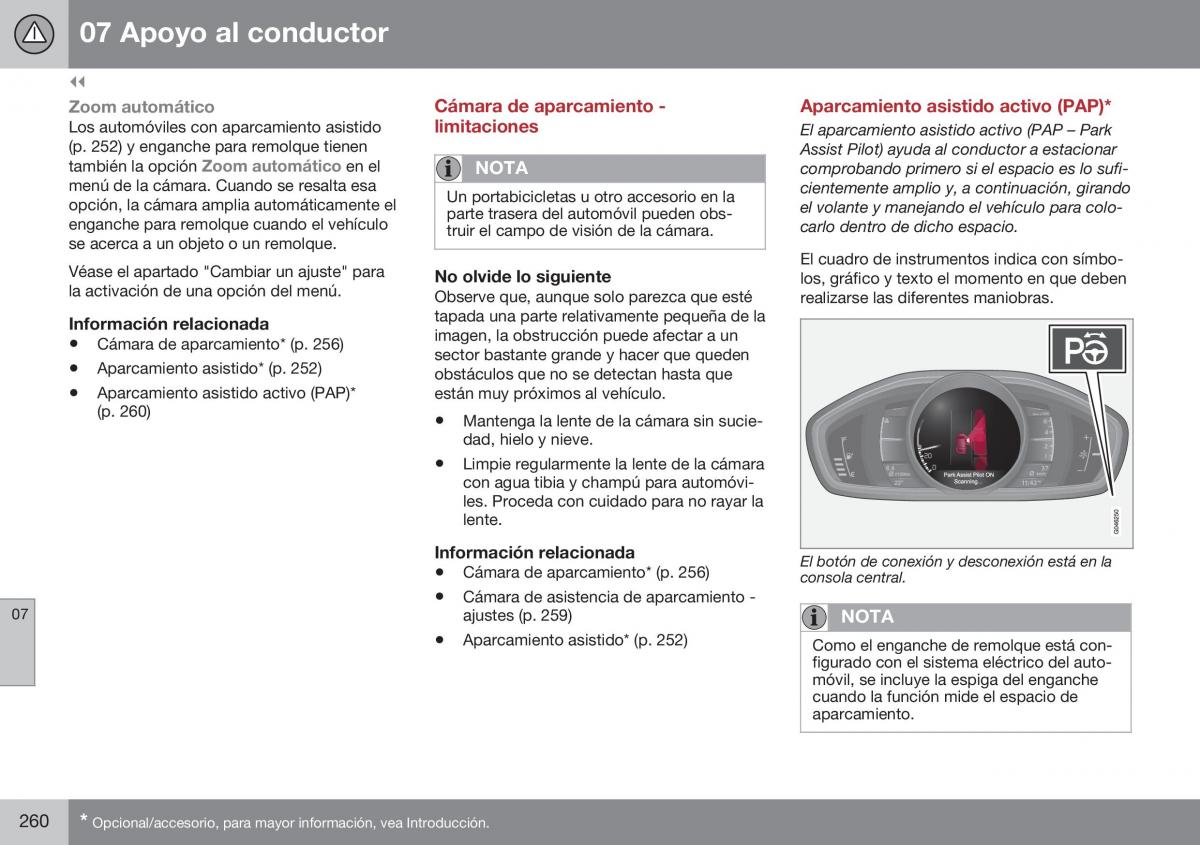 Volvo S60 II 2 manual del propietario / page 262