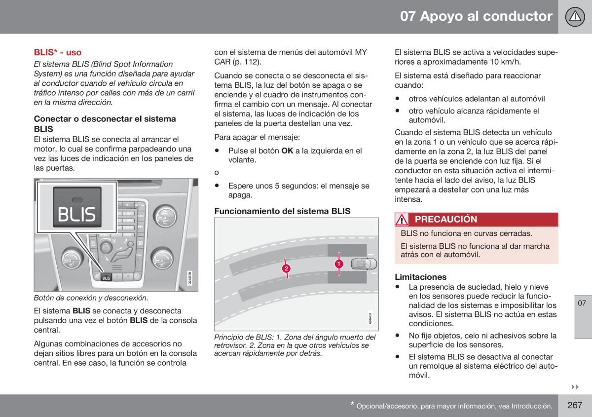 Volvo S60 II 2 manual del propietario / page 269