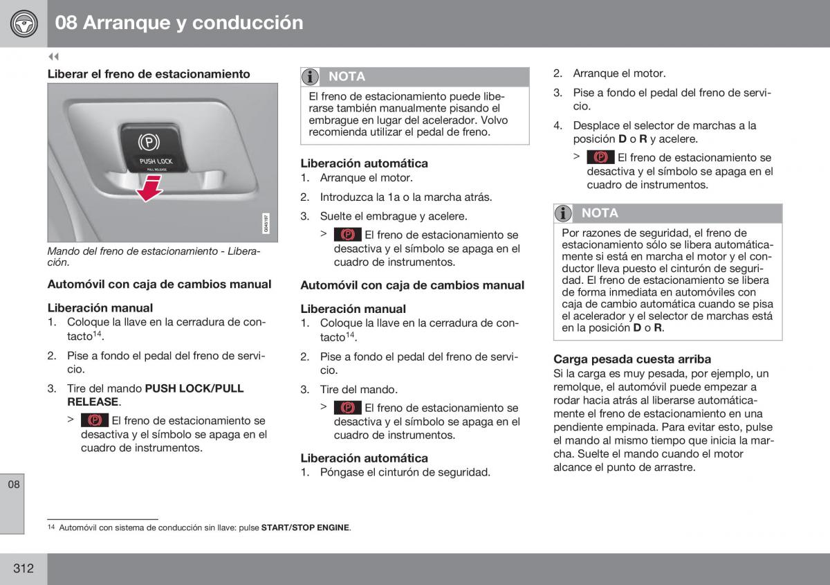 Volvo S60 II 2 manual del propietario / page 314