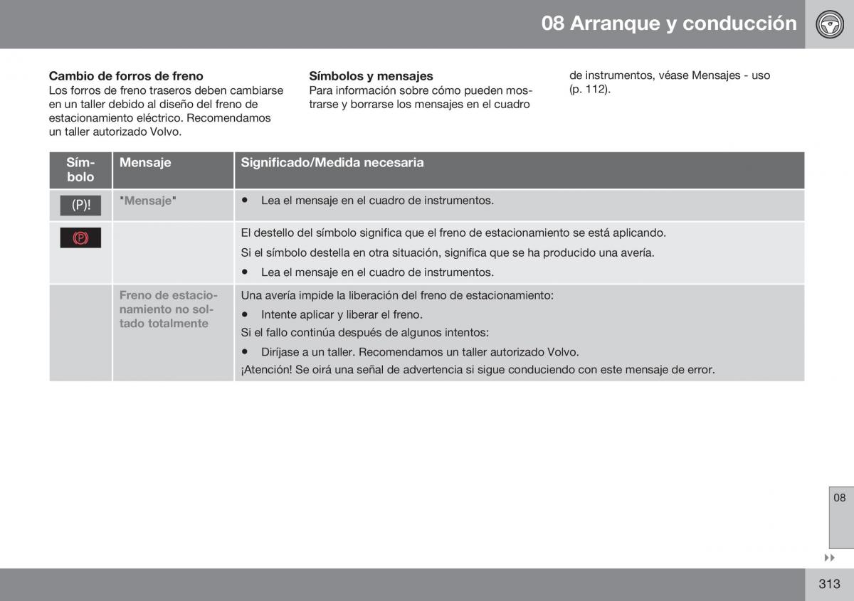 Volvo S60 II 2 manual del propietario / page 315