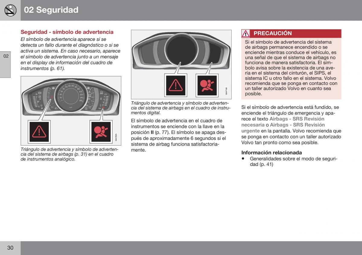 Volvo S60 II 2 manual del propietario / page 32