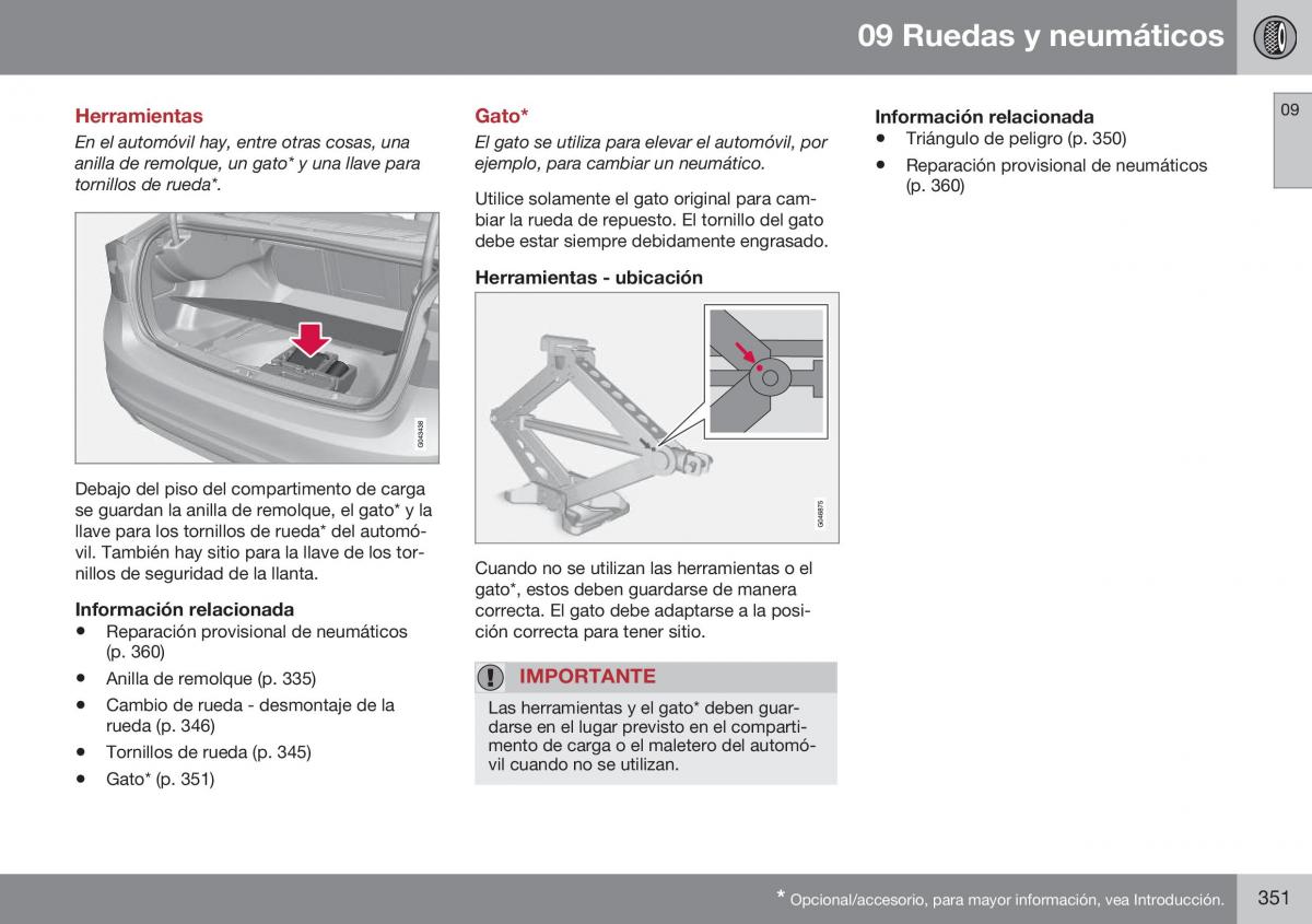 Volvo S60 II 2 manual del propietario / page 353