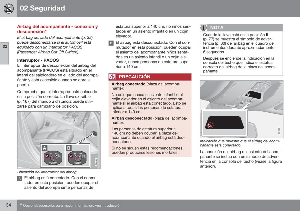 Volvo S60 II 2 manual del propietario / page 36