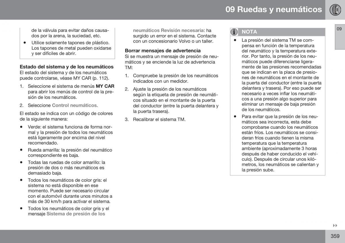 Volvo S60 II 2 manual del propietario / page 361