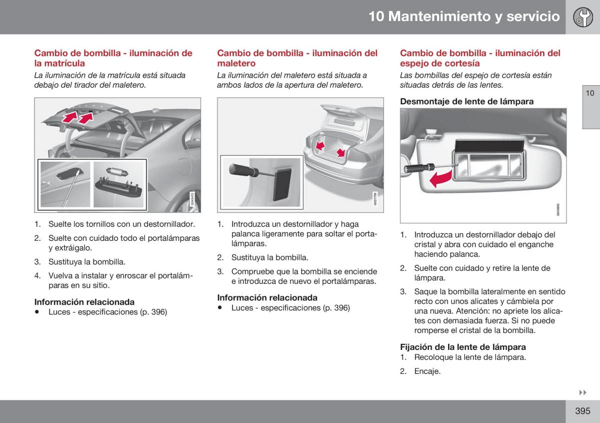 Volvo S60 II 2 manual del propietario / page 397