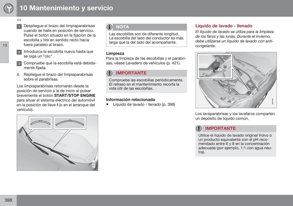 Volvo S60 II 2 manual del propietario / page 400