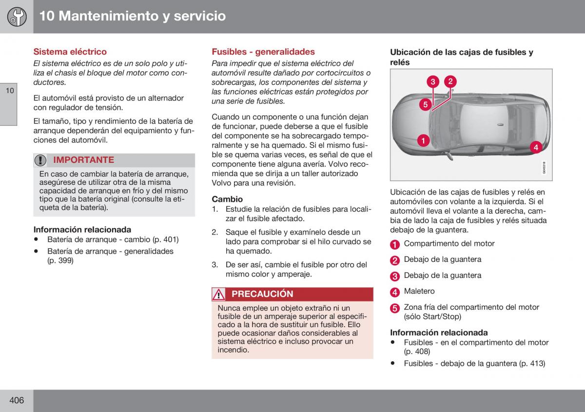 Volvo S60 II 2 manual del propietario / page 408