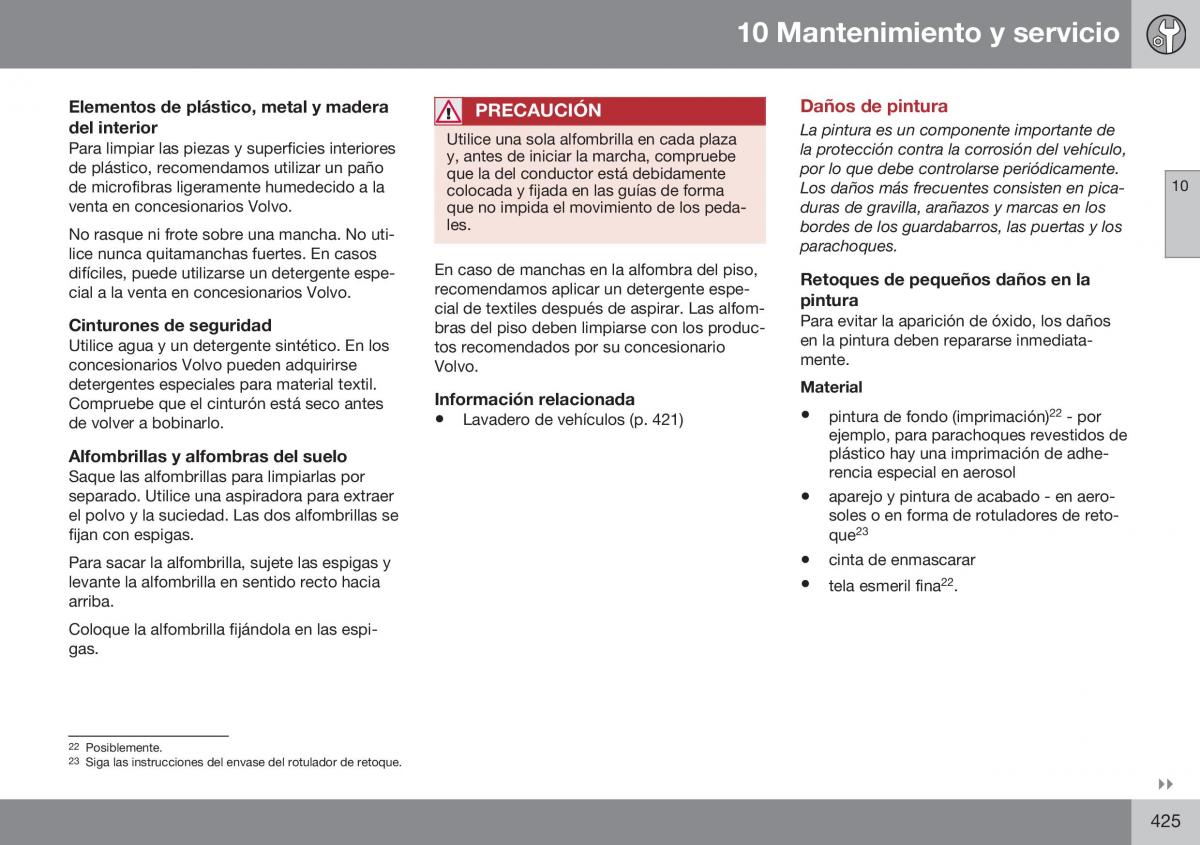 Volvo S60 II 2 manual del propietario / page 427