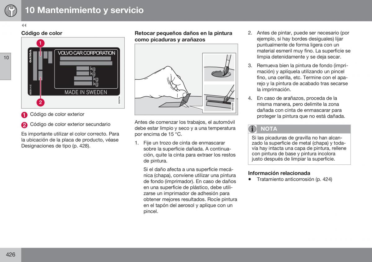 Volvo S60 II 2 manual del propietario / page 428