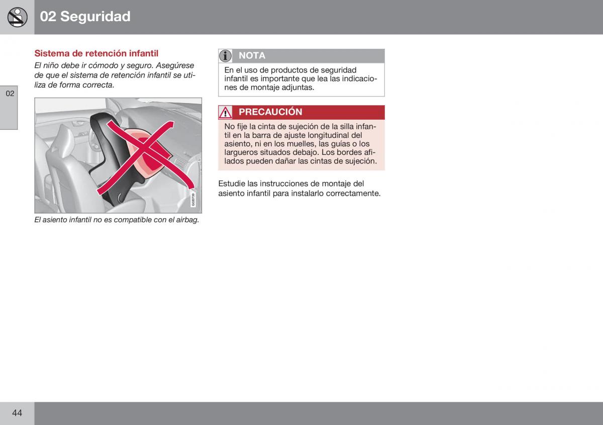 Volvo S60 II 2 manual del propietario / page 46