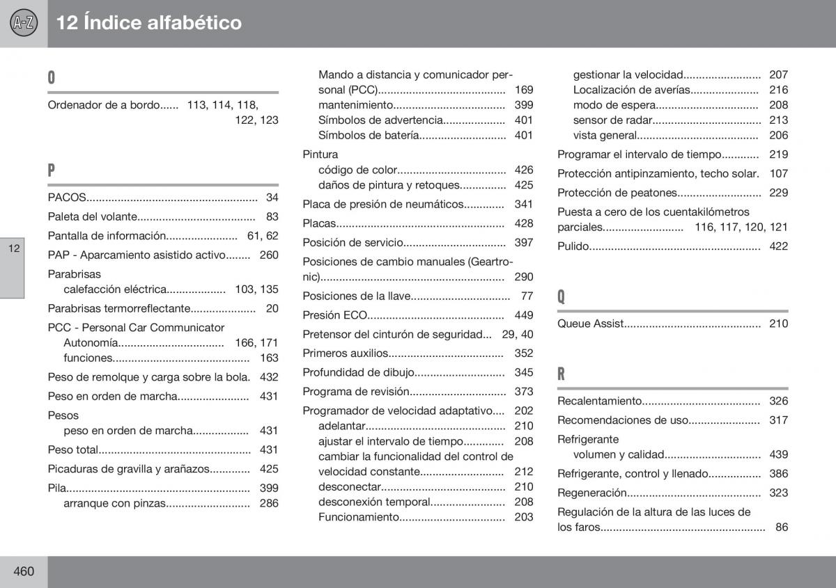 Volvo S60 II 2 manual del propietario / page 462